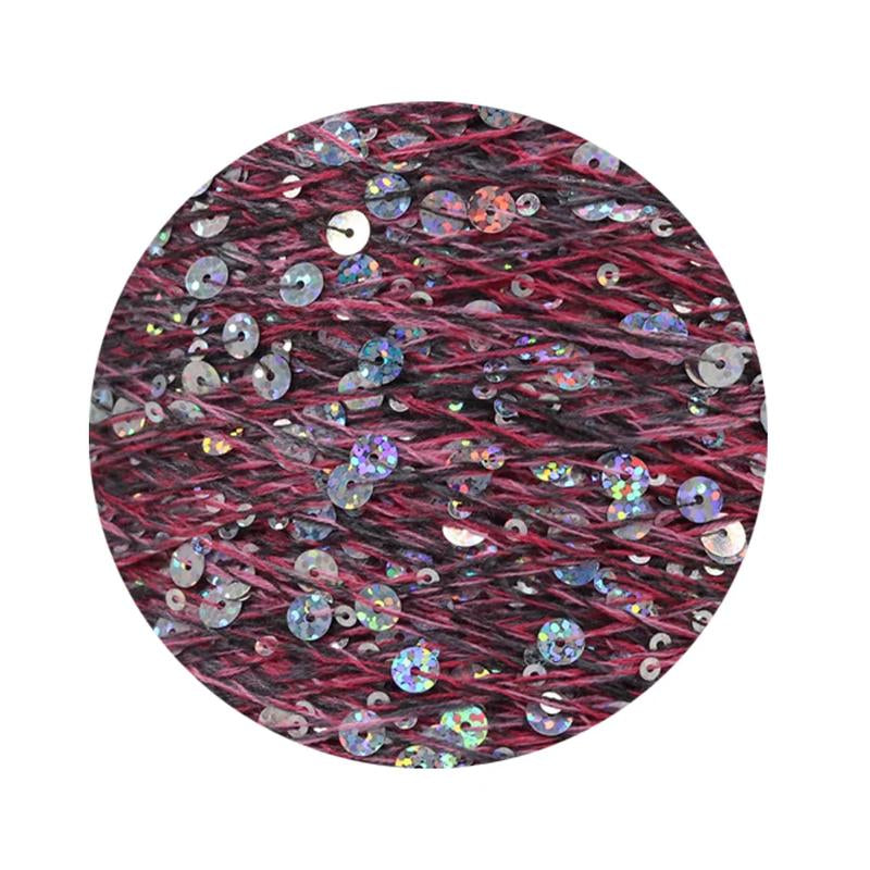 Sequins Yarn DIY for Woman Woollen Sweater Hat Scarf COOMAMUU