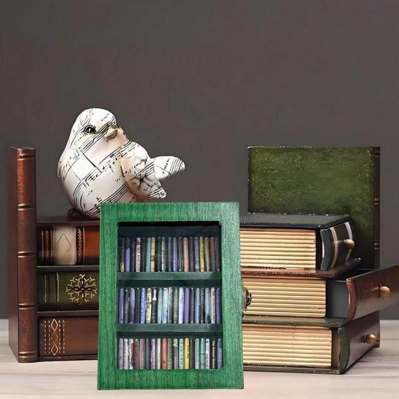 Creative Book Design Book End, Mini Book End Ornament, Decorative Bookend for Home Office Desk, Home Decor, Room Decor