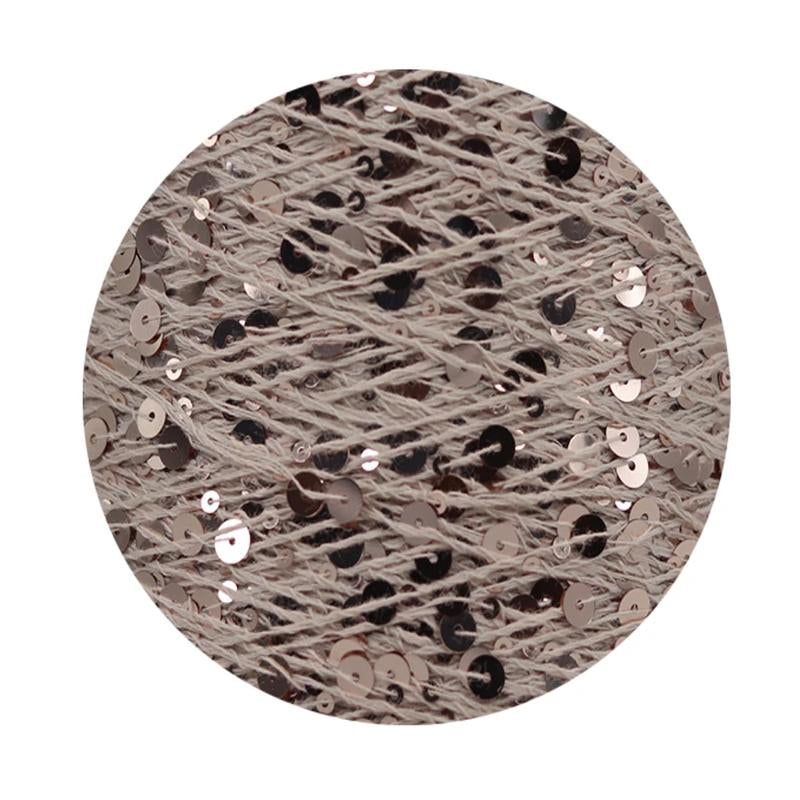 Sequins Yarn DIY for Woman Woollen Sweater Hat Scarf COOMAMUU