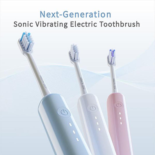 Reisonic Sonic-Sweep Oscillating Electric Toothbrush, Oscillation & Vibration, IPX7 Waterproof,45-Day Battery Electric Toothbrush Whitening, Gum Care & Plaque Removal for Adults with 3 Brush Head