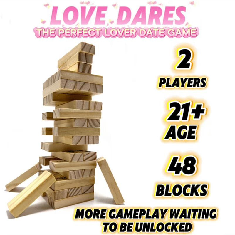 Stacking-Lust Tower Game,Gift for Friend,Best Game for Party Tower Games (48Pcs)