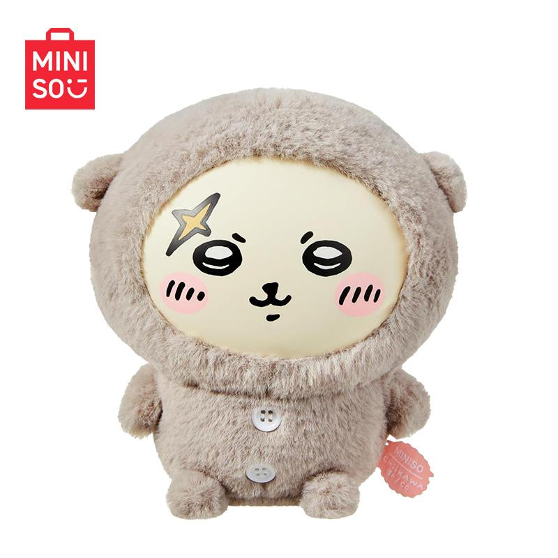 Miniso Chiikawa Pajama Plush Dolls | Adorable Vinyl & Plush Figures, Perfect for Ita Bags, Desk Decor & Gifts for Her