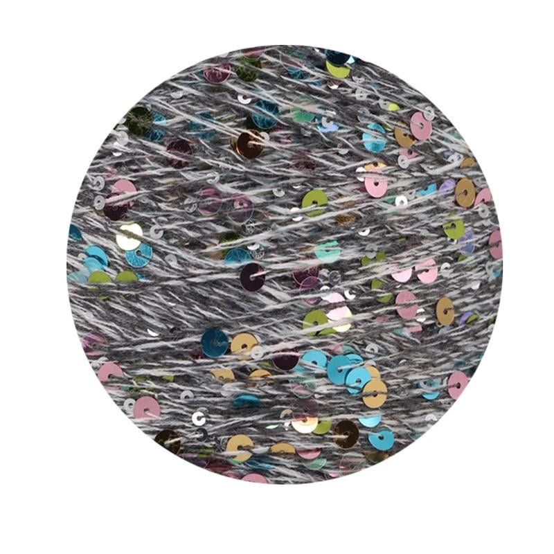 Sequins Yarn DIY for Woman Woollen Sweater Hat Scarf COOMAMUU