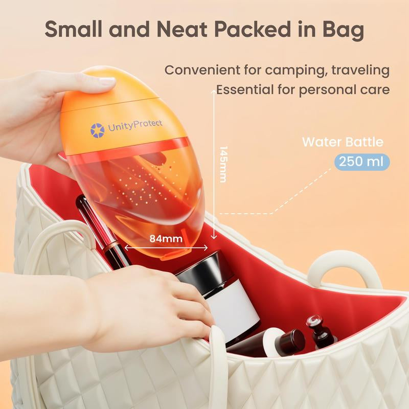 Portable Travel Bidet – USB Rechargeable, IPX7 Waterproof Electric Handheld Bidet Sprayer, Eco-Friendly Personal Hygiene Device for Travel, Camping, and Home Use