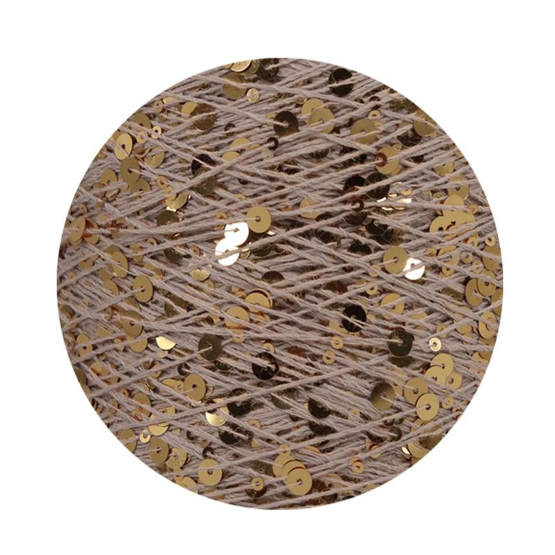 Sequins Yarn DIY for Woman Woollen Sweater Hat Scarf COOMAMUU