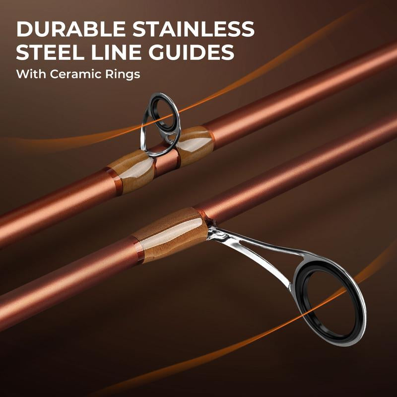 Kastking Brent Chapman Casting Rod and Reel Combo, Tailored Tackle Kits, IM6 Graphite 2Pc Blanks, 5.2:1 Gear Ratio, 9 + 1/5 + 1 Ball Bearings, Stainless Steel Guides, EVA Handles