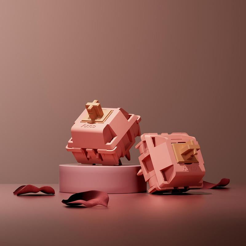 AKKO Linear Switches, 45Pcs/Box 5-Pin RGB LED Slot Mechanical Axis, Keyboard Accessories for Mechanical Keyboard & DIY Keyboard Kit