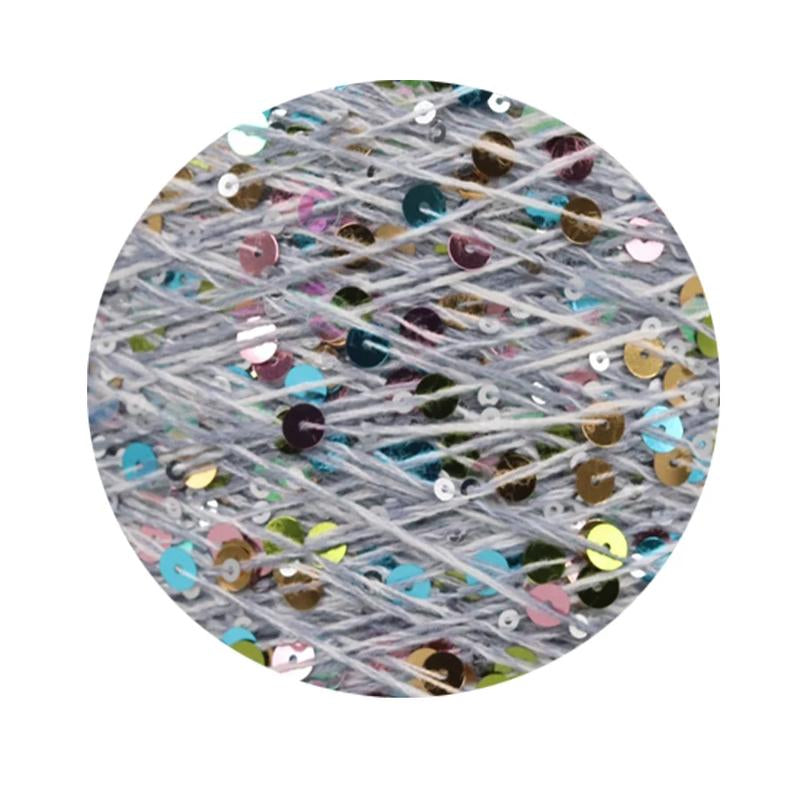 Sequins Yarn DIY for Woman Woollen Sweater Hat Scarf COOMAMUU