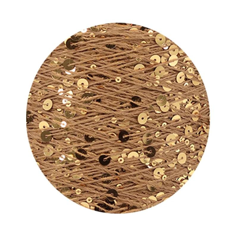 Sequins Yarn DIY for Woman Woollen Sweater Hat Scarf COOMAMUU