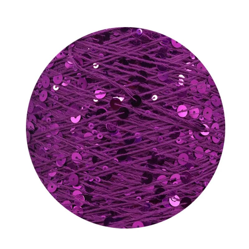 Sequins Yarn DIY for Woman Woollen Sweater Hat Scarf COOMAMUU