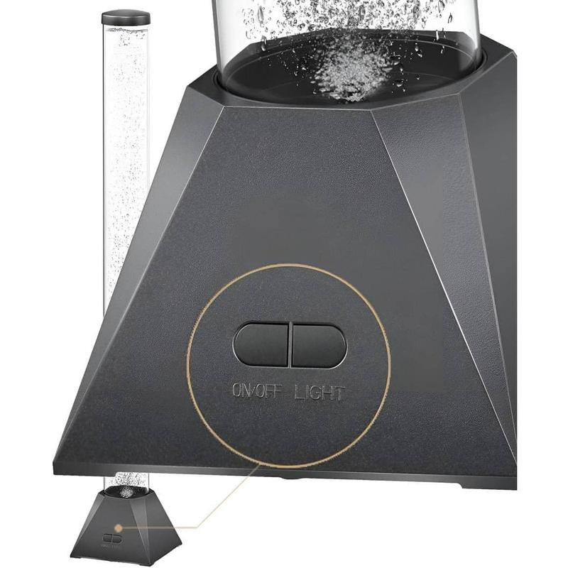 4FT Sensory Bubble Tube Night Lamp, LED Water Fish Lamp for with , Calming Light for Adults, Bedroom Living Room Decor