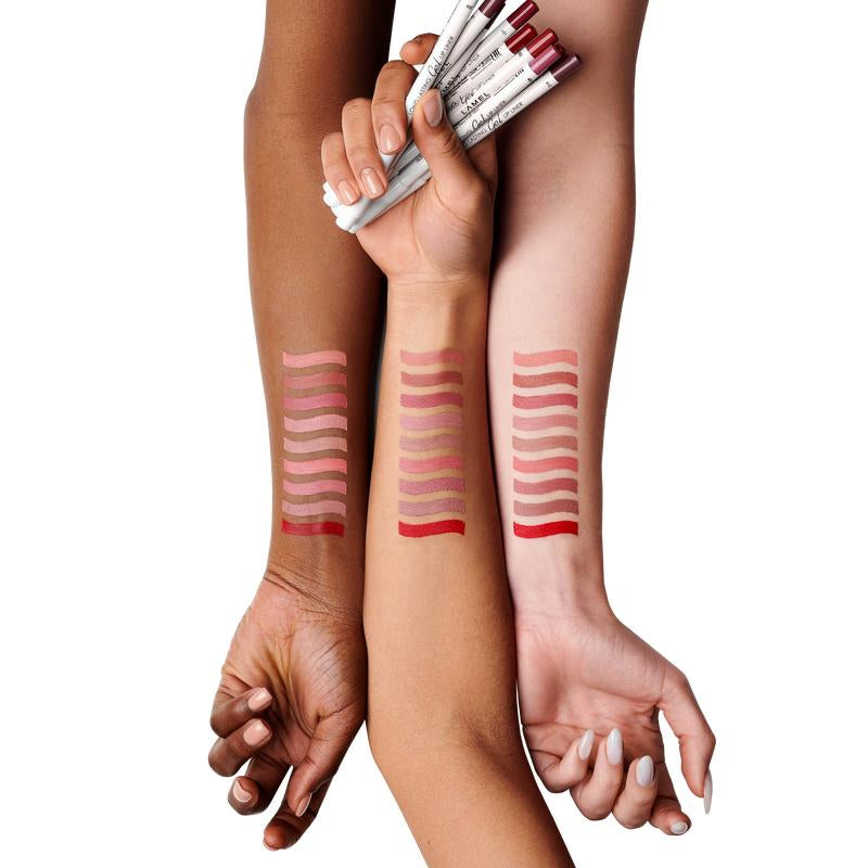 LAMEL Matte Gel Lip Liner Pencil | Weightless&Creamytexture - Sharpenable - Longwear & Waterproof - High Pigmented & Flawless Finish - Moisturizing - Cruelty-Free & Paraben-Free Eyeliner Lipliner Makeup Cosmetic