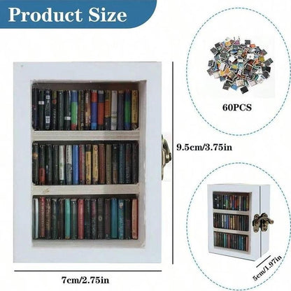 Creative Book Design Book End, Mini Book End Ornament, Decorative Bookend for Home Office Desk, Home Decor, Room Decor