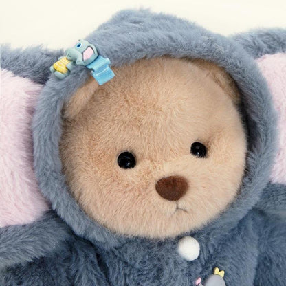 Getahug Fluffy Little Elephant Bear | Handmade Jointed Teddy Bear Gift