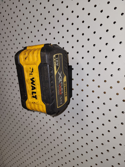 3D Printed Dewalt Battery Wall Mount Holder (Small - Angled)